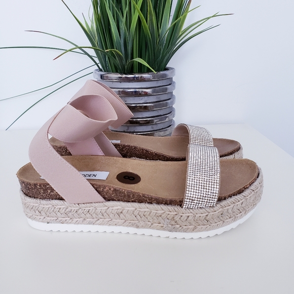 Steve Madden Shoes - STEVE MADDEN Espadrille Crystal Sandal